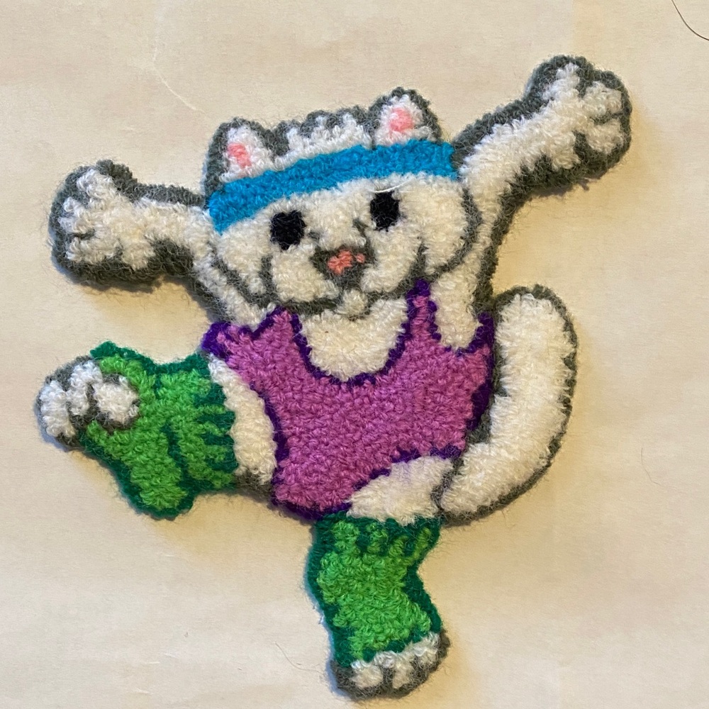 Vintage Cute Cat Patches iron on set of 4 - Picture 8 of 10